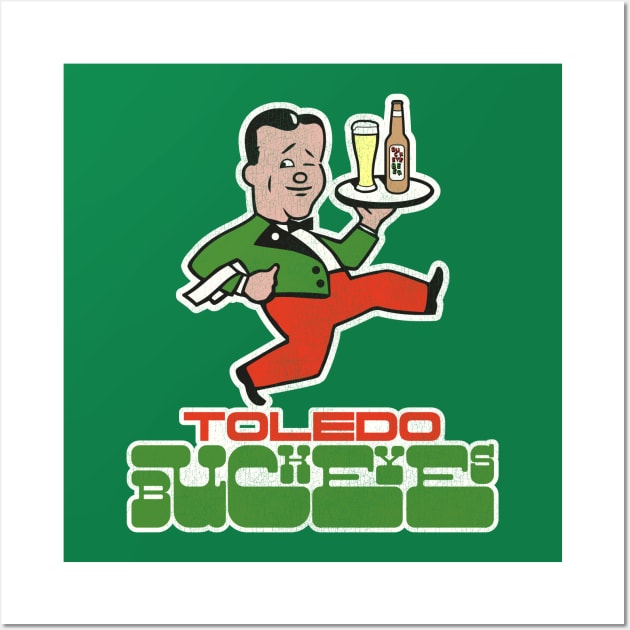 Defunct Toledo Buckeyes Hockey Team Wall Art by Defunctland